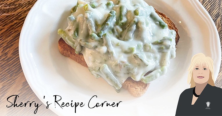 Creamed Asparagus on Toast